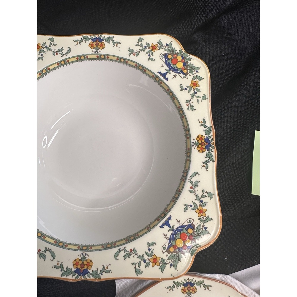 Crown Ducal Ware England 8 1/2" Round Serving Bowl Vintage